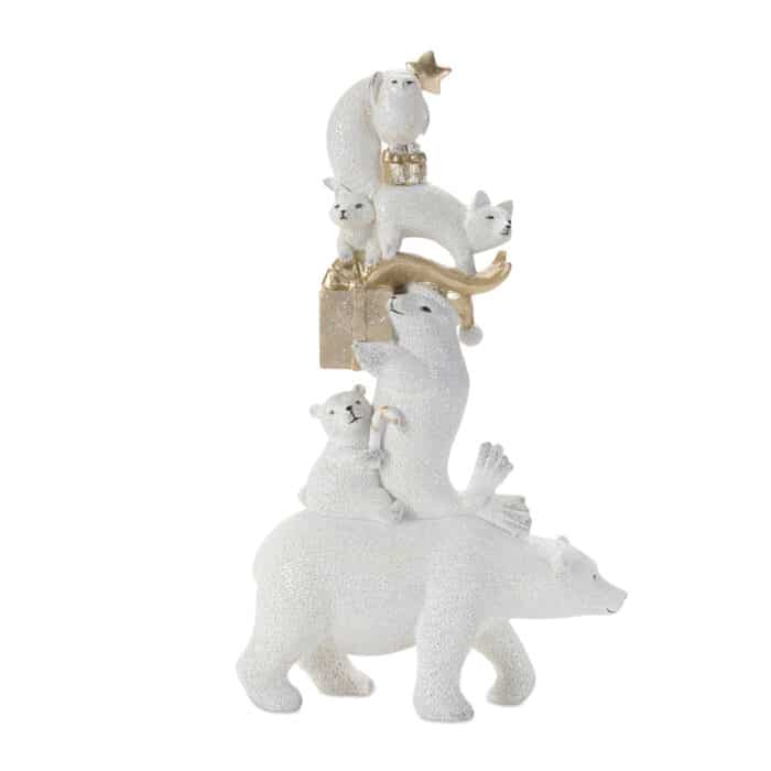 Hitching A Polar Ride Figurine