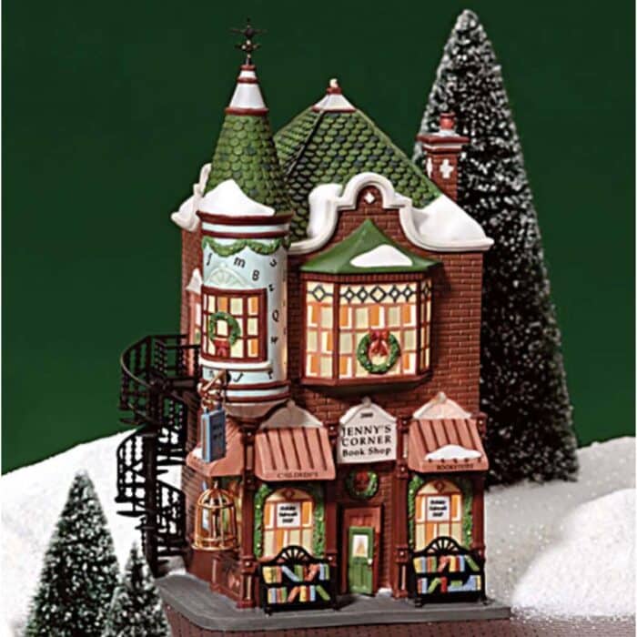 Jennys Corner Book Shop Christmas in the City D56 Pre owned