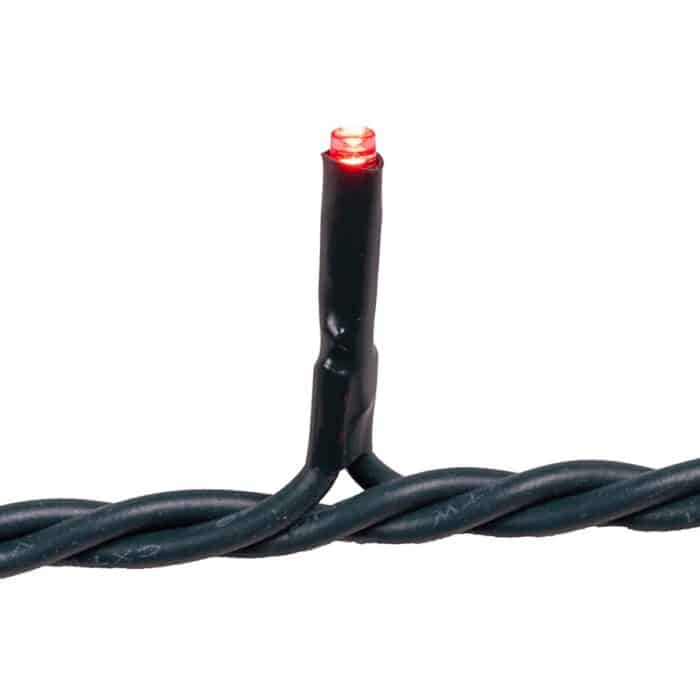 Jingle Bright LED Light Set Four Colors Red Close Up