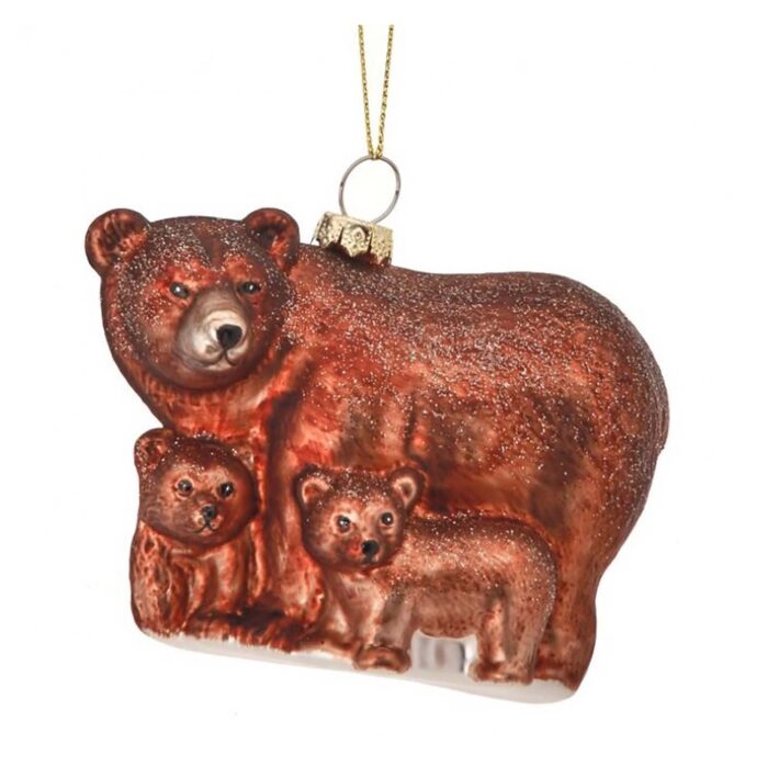 Mama Bear with Babies Ornament