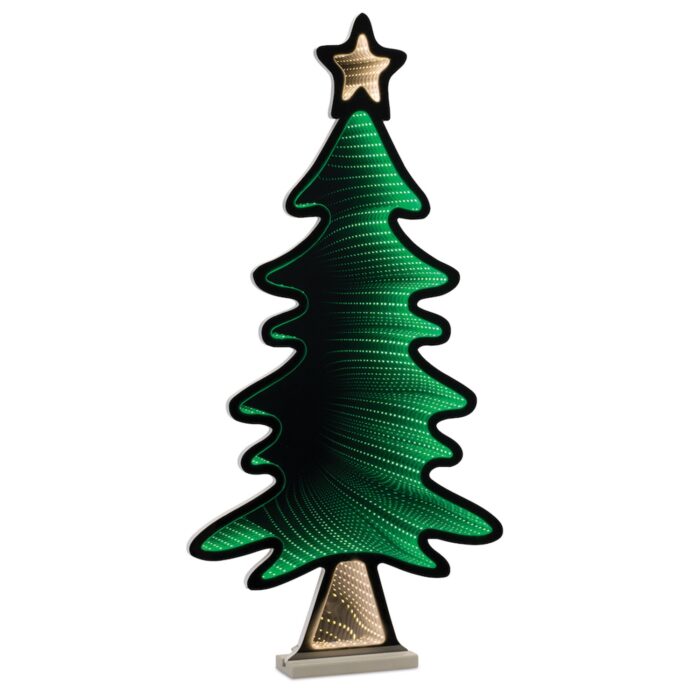 Modern Look Christmas Tree Infinity Lit Decor