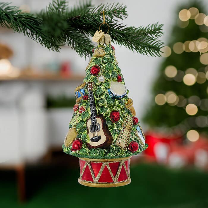Musical Christmas Tree Ornament Glam