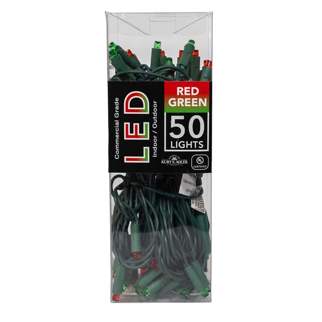 Red And Green 5MM LED Lights - Christmas Store
