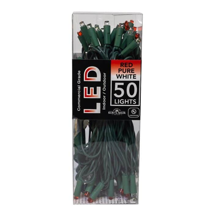 Red And Pure White 5MM LED Lights Package