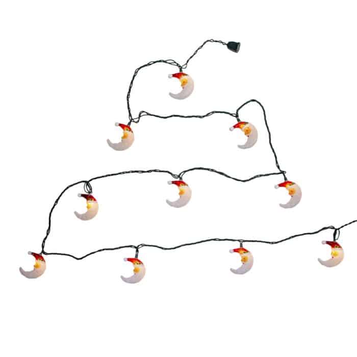 Santa Moon Face Light Set Whole Strand