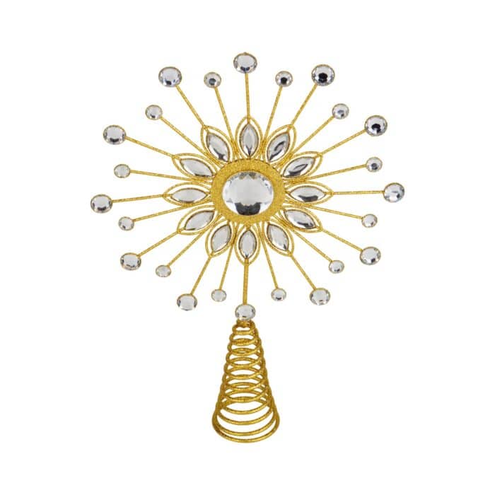Starburst with Clear Gems Treetop