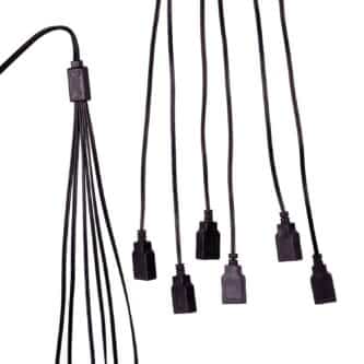 USB Power Extension Cord+™ 6 Ports
