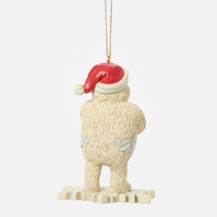 Bumble on a Snowflake Ornament by Jim Shore Back