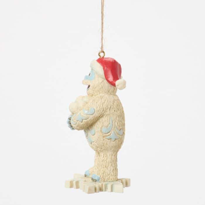 Bumble on a Snowflake Ornament by Jim Shore Side
