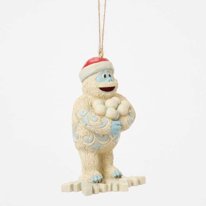 Bumble on a Snowflake Ornament by Jim Shore Side Front