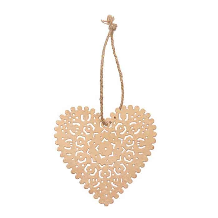 Design Gold Heart Ornament
