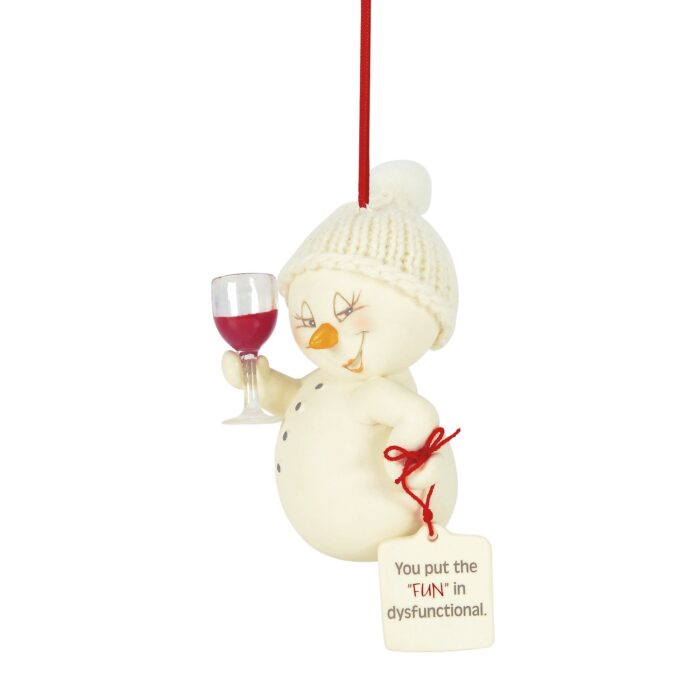 Fun in Dysfunction Snowpinion Ornament