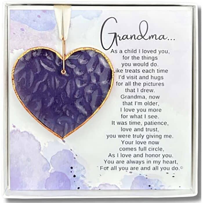 Grandma Im Older Heart Ornament