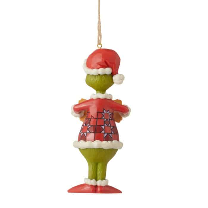Grinch Merry Grinchmas Ornament by Jim Shore Back