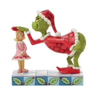 Grinch Pats Cindy Lous Head By Jim Shore