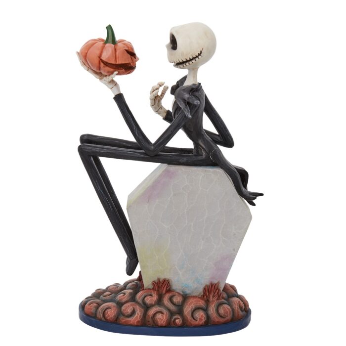 Jack Skellington on Gravestone Figurine Back