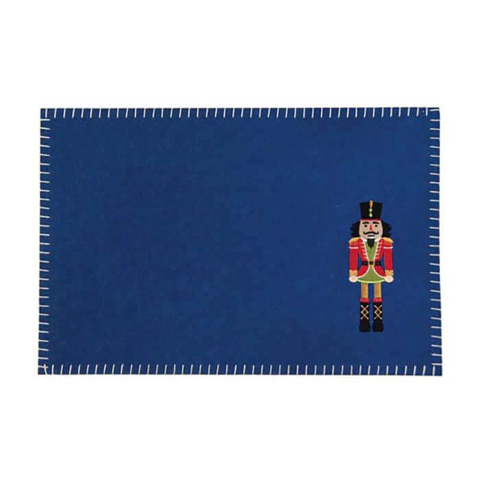 Nutcracker Solider Felt Placemat Rectangle
