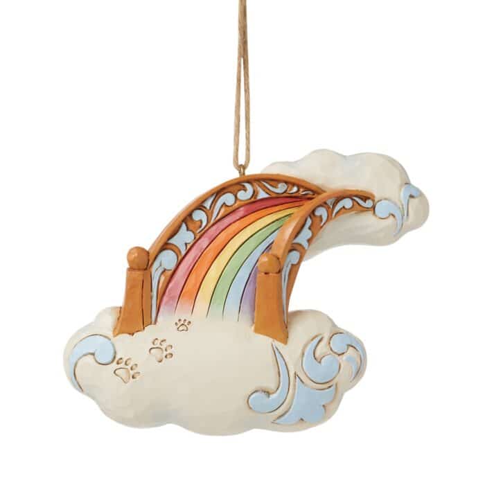Pet Rainbow Bridge Ornament by Jim Shore Personalize