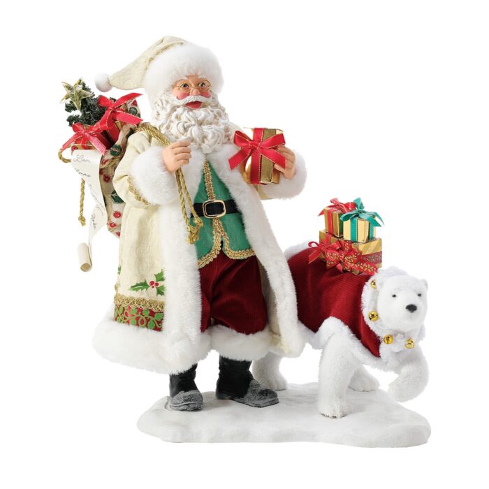 Polar Pair Santa Figurine