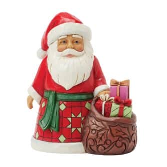 Santa Filled With Cheer Figurine By Jim Shore