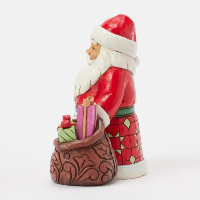 Santa Filled with Cheer Figurine by Jim Shore Side Two