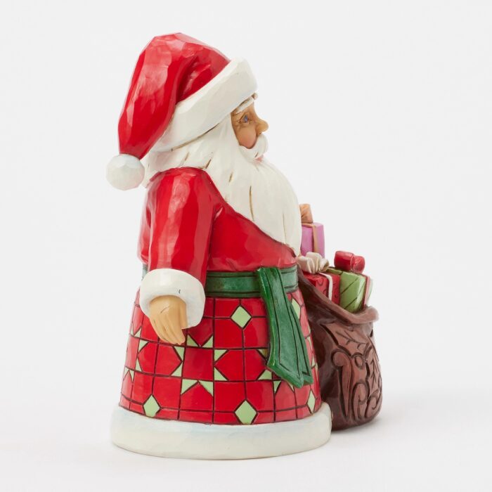 Santa Filled with Cheer Figurine by Jim Shoresanta Filled with Cheer Figurine by Jim Shore Side