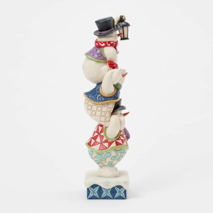 Stacked Snowman Figurine by Jim Shore Side