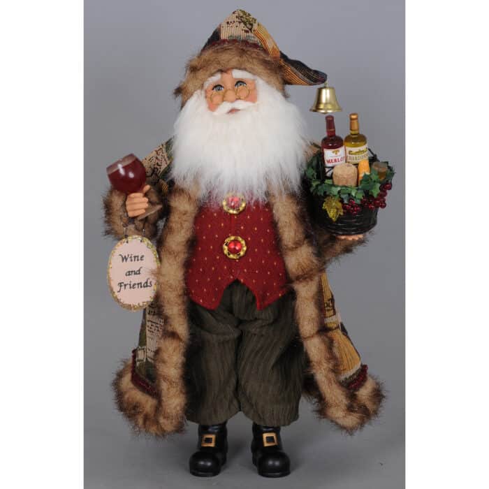 Basket of Cheer Santa by Karen Didion