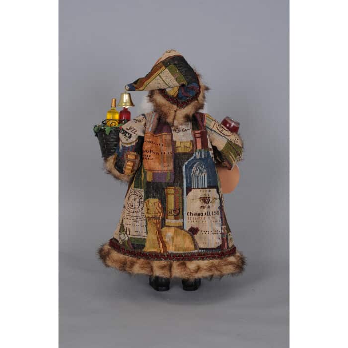 Basket of Cheer Santa by Karen Didion Back