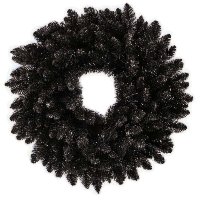 Black Forest Wreath Lit or Unlit Not