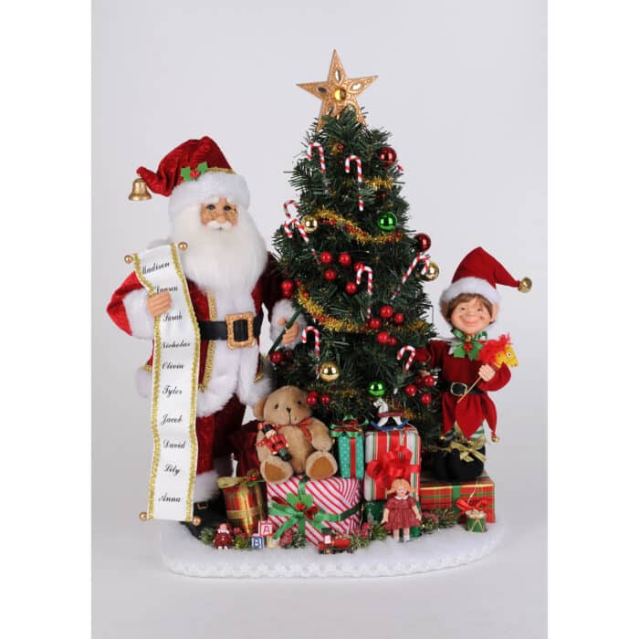 Christmas Presents Santa Lighted by Karen Didion