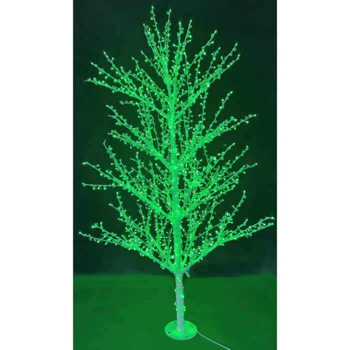 Crystal Diamond Rgb Tree Tall Green