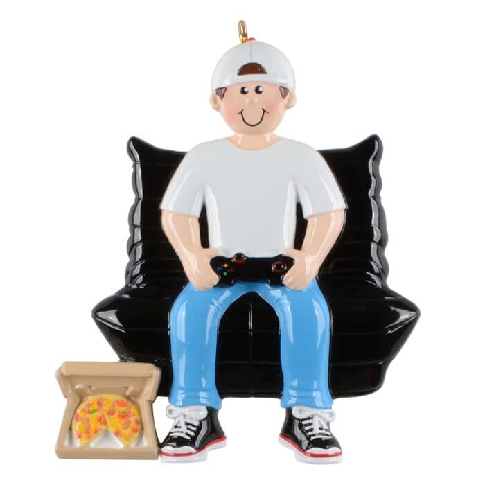 Gamer Boy Ornament Personalized