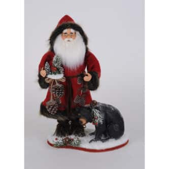 Woodland Bear Santa by Karen Didion