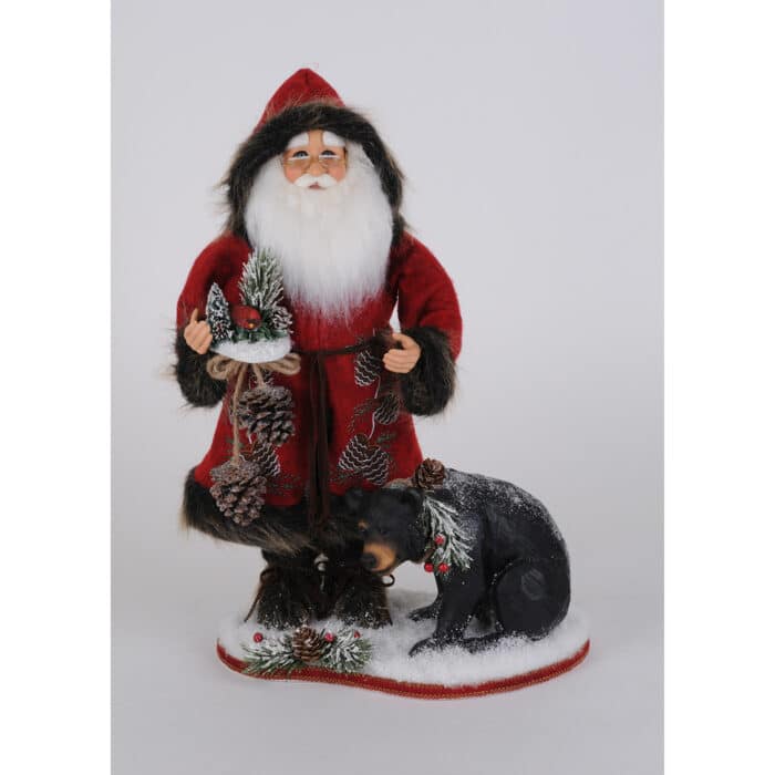 Woodland Bear Santa by Karen Didion