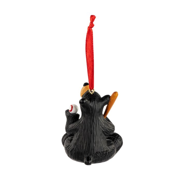 Baseball Player Ornament Bearfoots® Bear Back