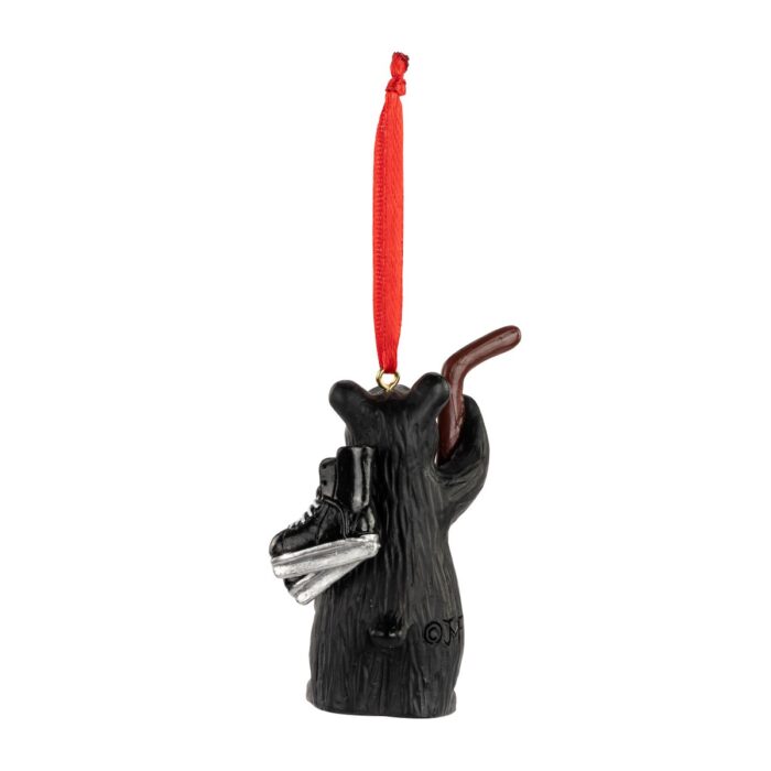 Hockey Player Ornament Bearfoots® Bear Back