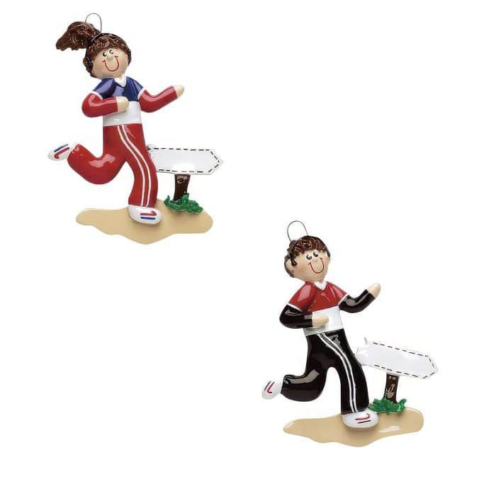 Jogger Runner Ornament Personalize
