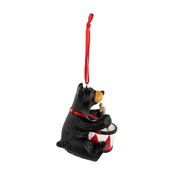 Little Drummer Ornament Bearfoots® Bear Side