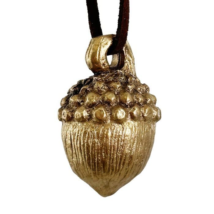 Acorn Antique Gold Ornament