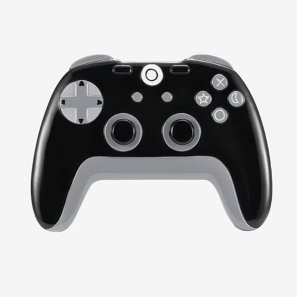 Black Game Controller Ornament Personalize