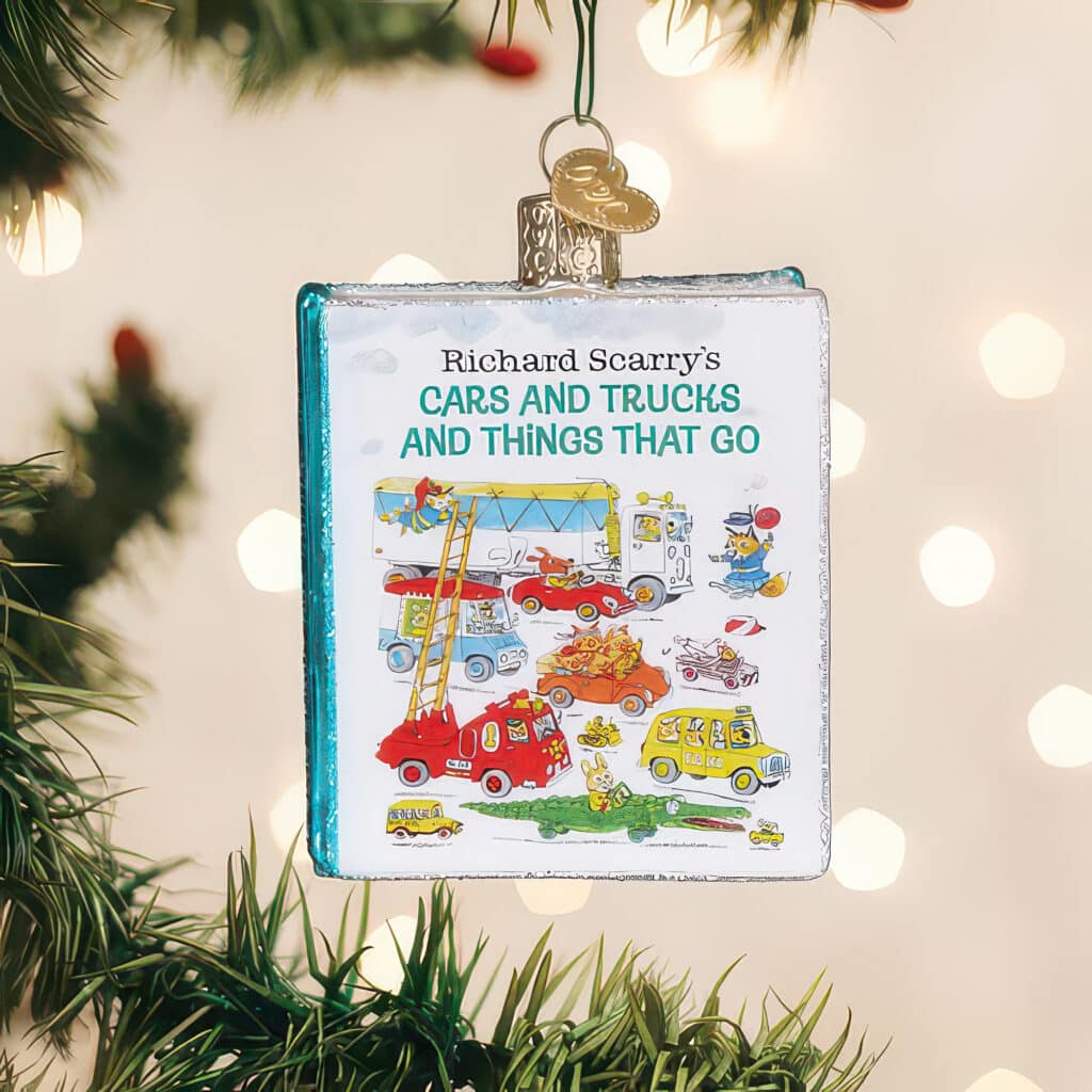 Cars Trucks Things That Go Book Ornament by Old World Christmas