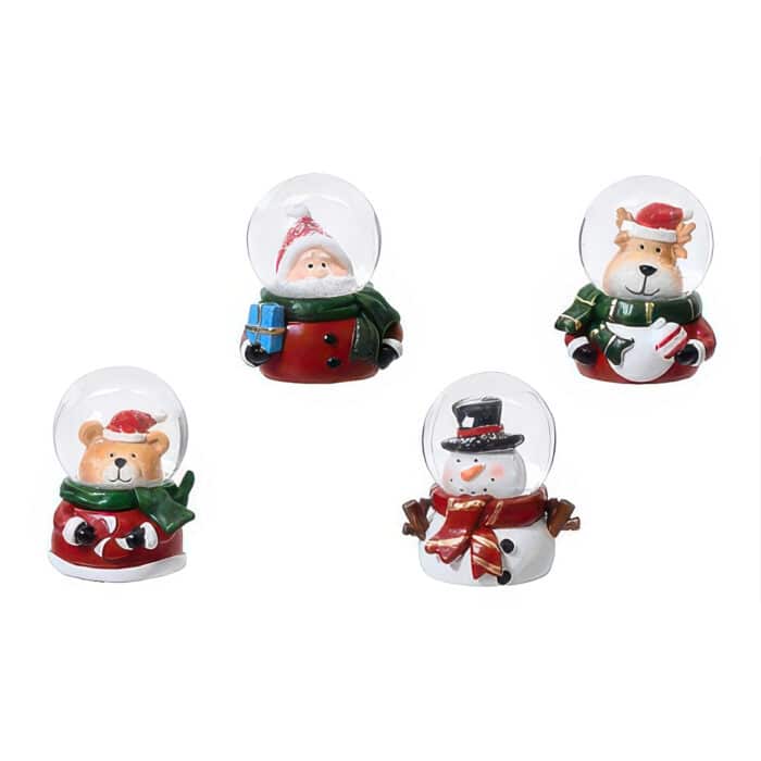 Christmas Character Mini Snow Globe Ornament