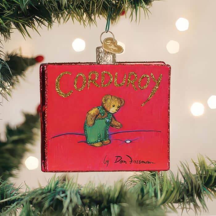 Corduroy the Book Ornament by Old World Christmas