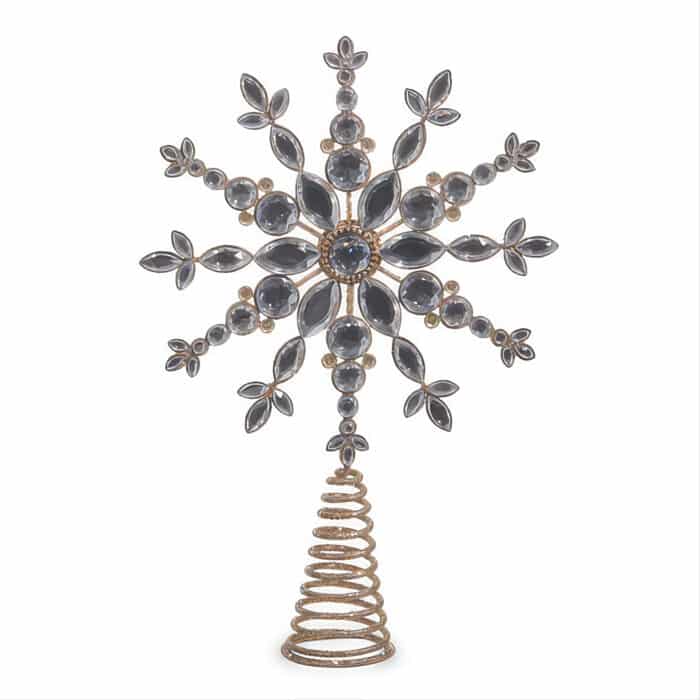 Dark Jewel Snowflake Treetop