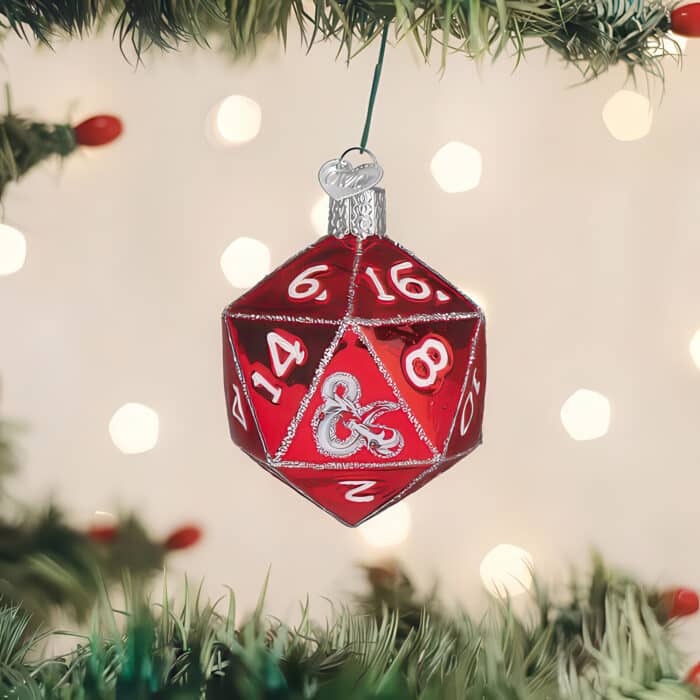 Dungeons Dragons D20 Dice Ornament by Old World Christmas