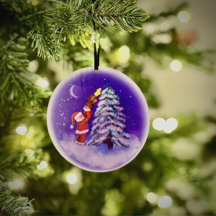 Merry Christmas Ornament by Cindy Dewolfe