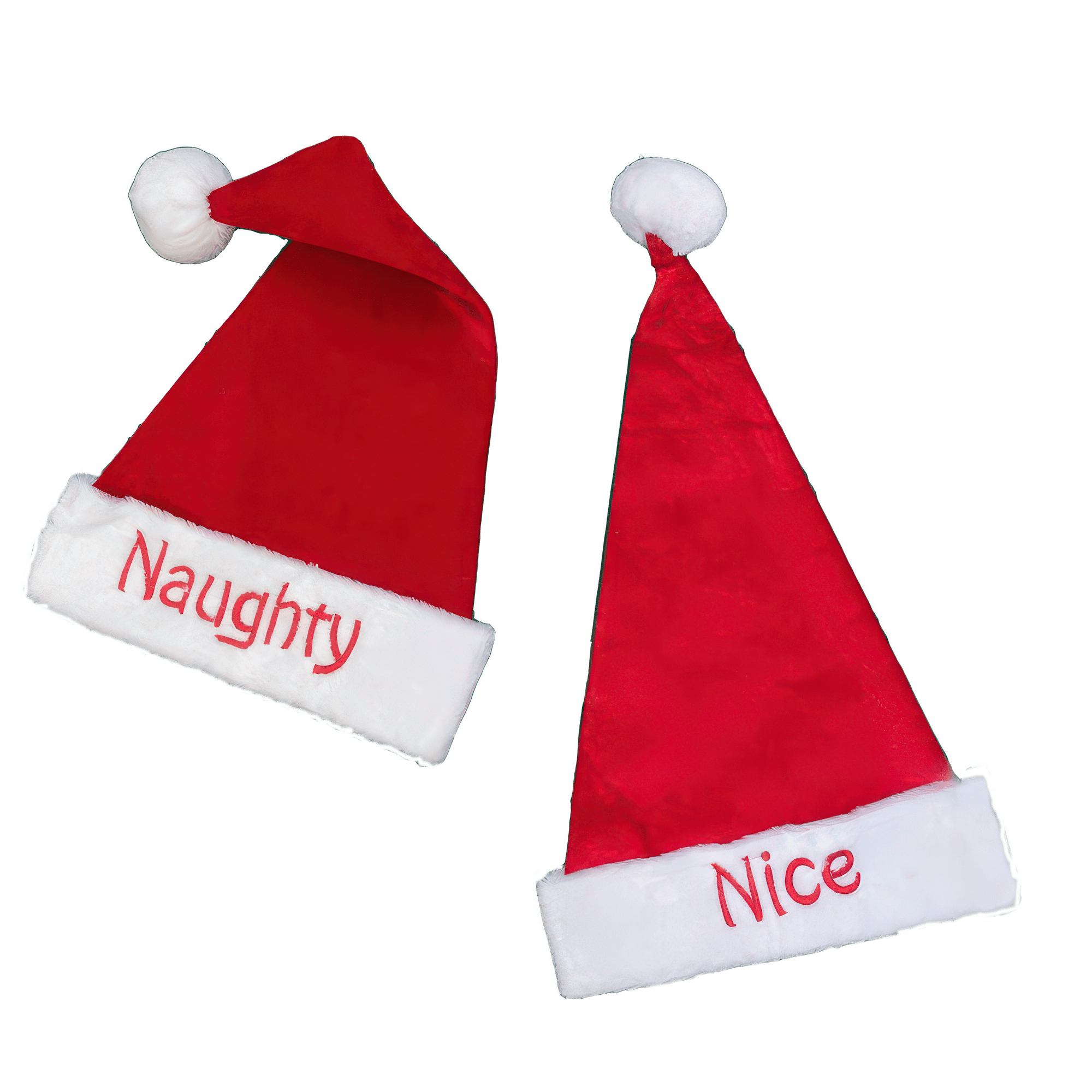 Naughty Or Nice Santa Hat - Christmas