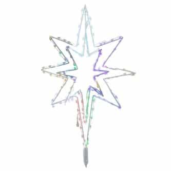 Oversized Bethlehem Star Lit Treetop