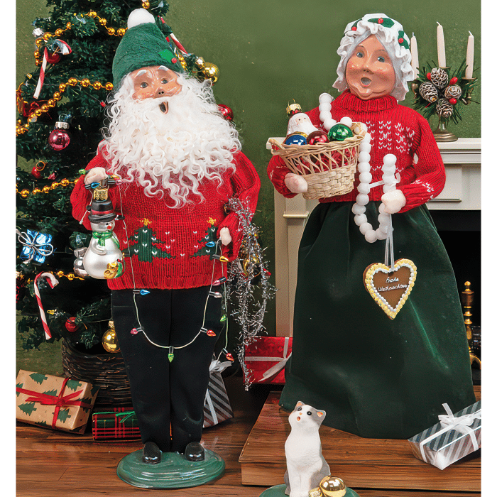 Decorating Mr Mrs Claus Byers Choice Ltd